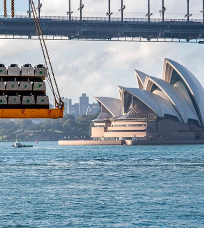 Sydney Opera and Concrete Sleepers